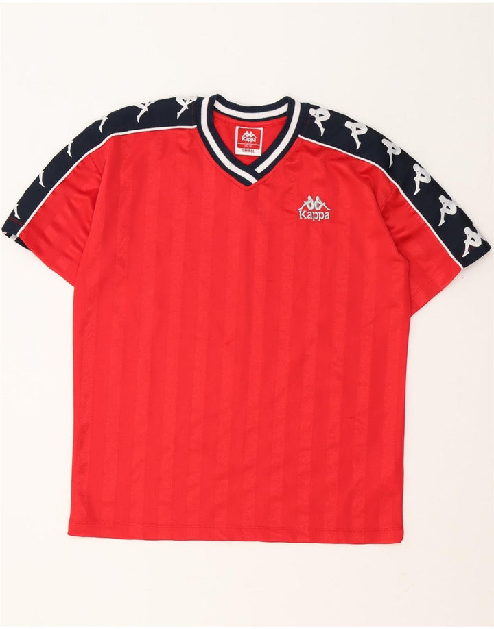 KAPPA T-Shirt Graphique Homme Petit Rouge Colourblock
