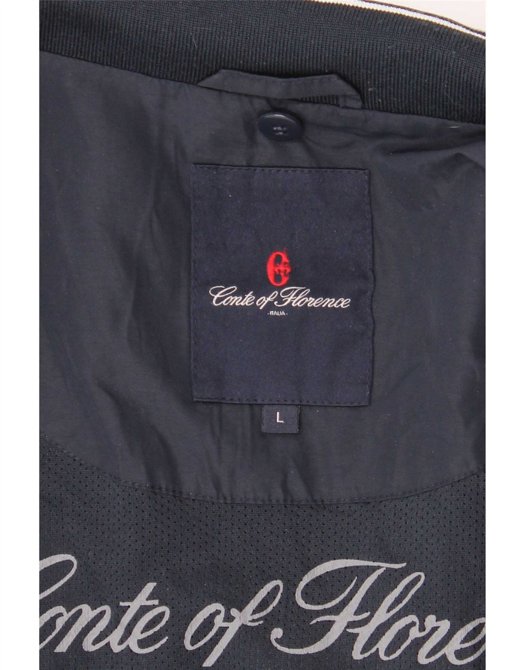 Conte of Florence Veste de survêtement pour homme Taille L Bleu marine Polyester