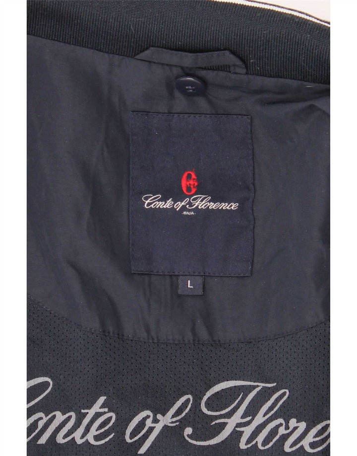 Conte of Florence Veste de survêtement pour homme Taille L Bleu marine Polyester
