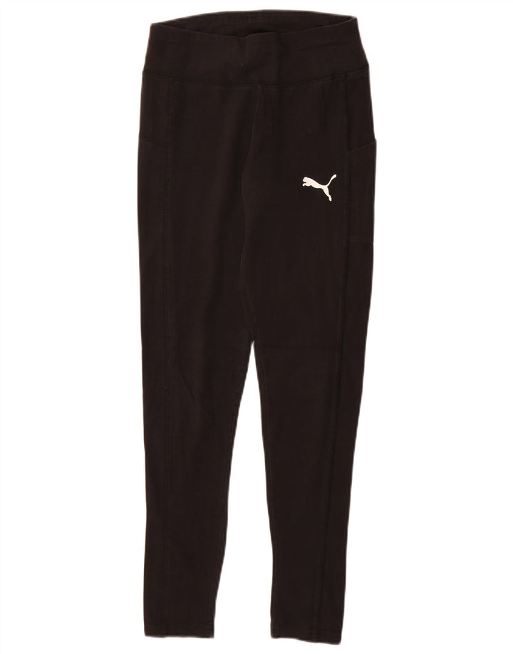 PUMA Leggings pour femme UK 8 Small Noir Coton