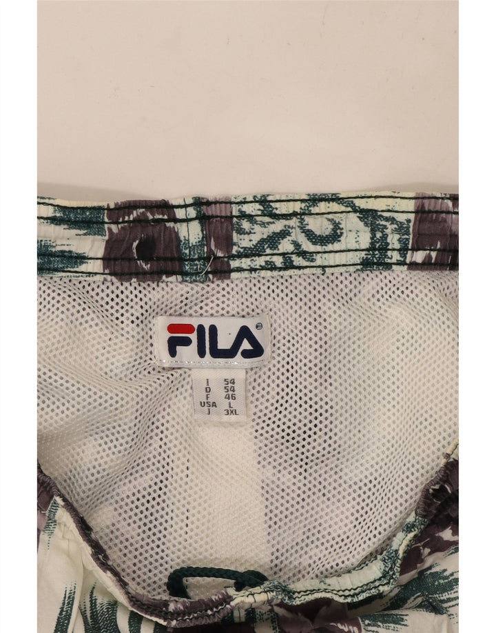 FILA Short de Bain Homme Grand Gris Ikat