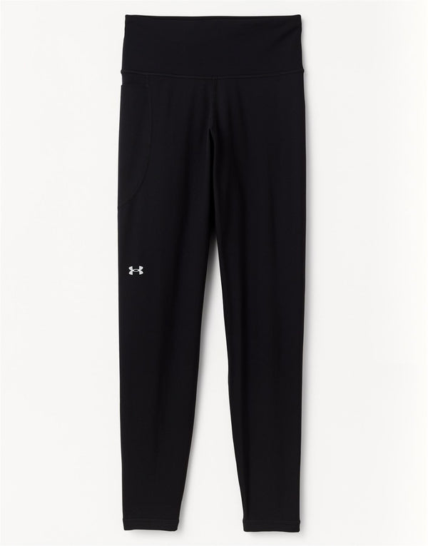 Under Armour Leggings Femme UK 44 Polyester Noir Moyen