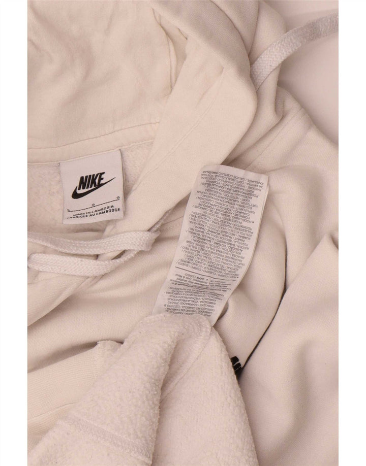 Nike Pull à capuche pour homme en coton blanc Taille L