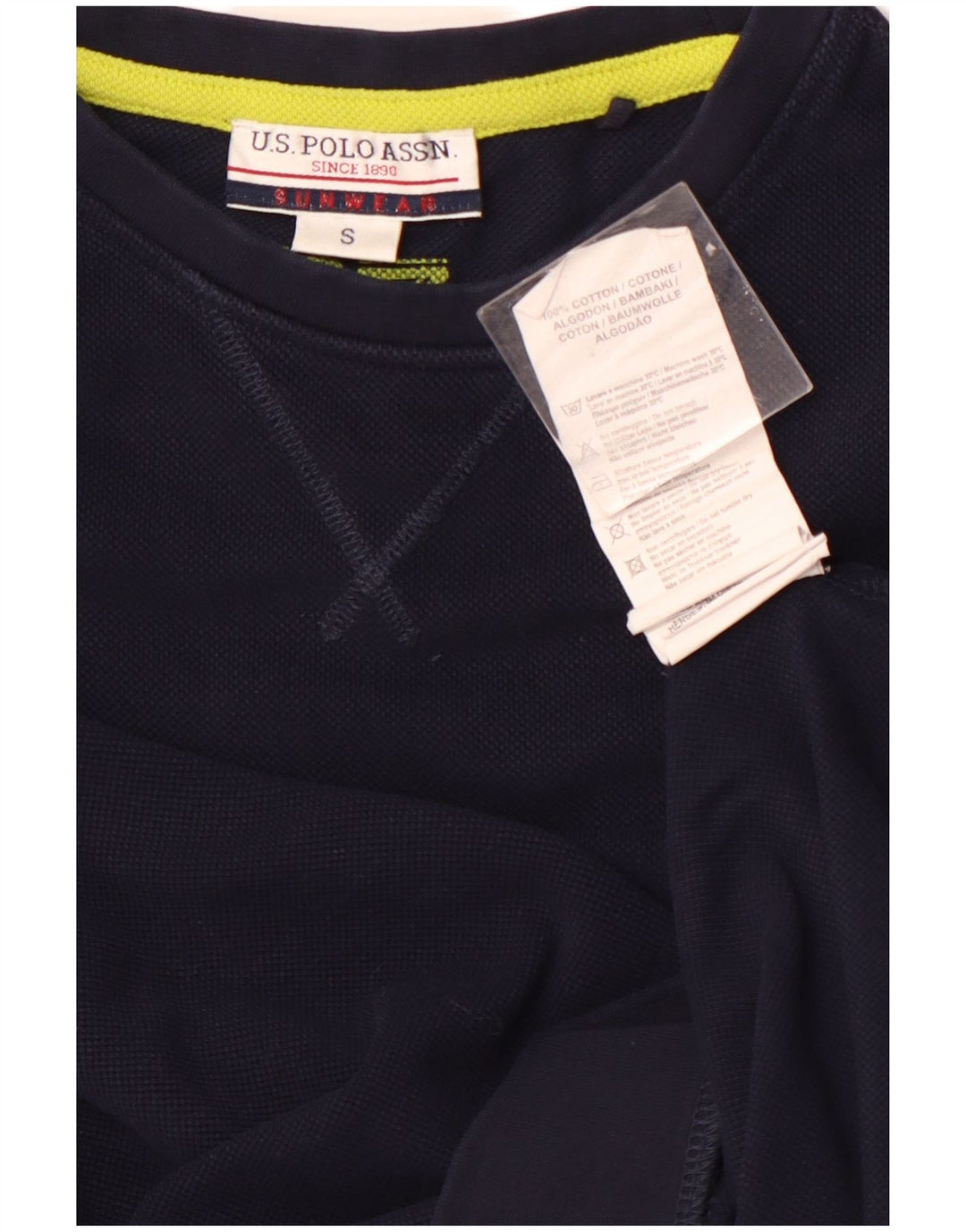POLO AMÉRICAIN ASSN. Sweat Homme Pull Petit Bleu Marine Coton