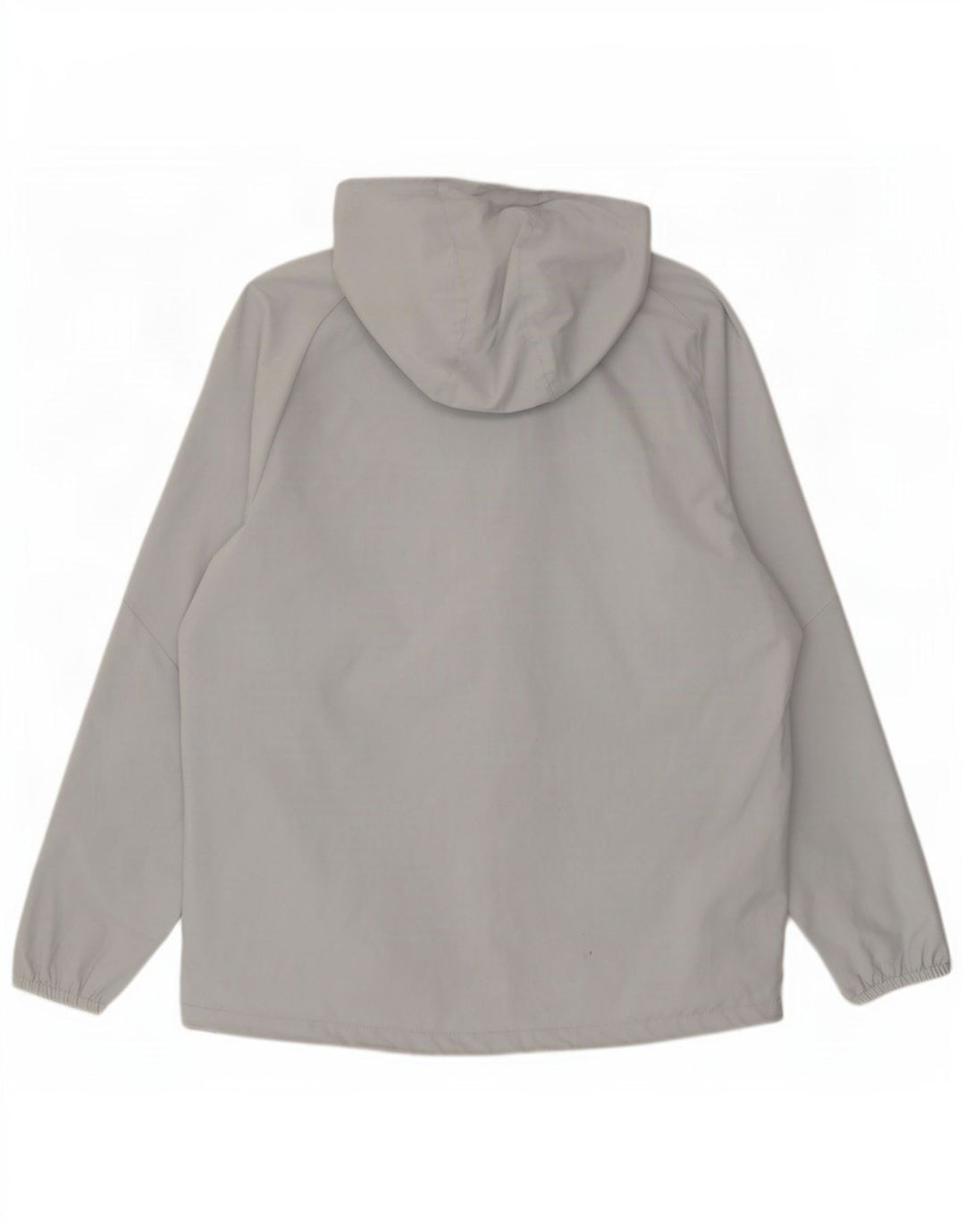 Umbro Veste de pluie à capuche graphique pour homme UK 40 Large Gris Polyester