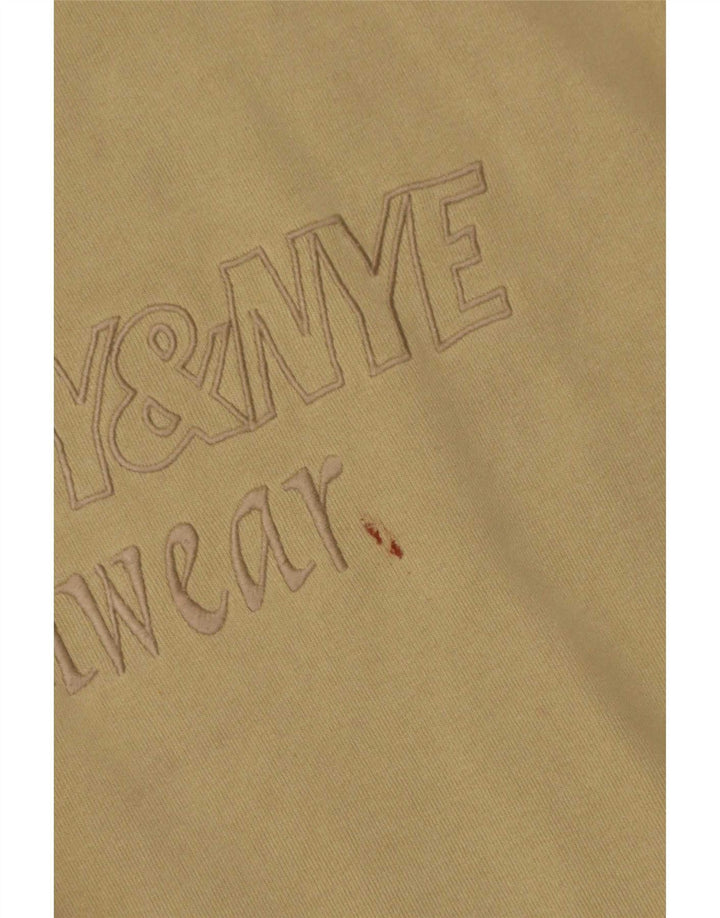 Murphy & Nye Sweat-shirt graphique pour homme en coton kaki moyen