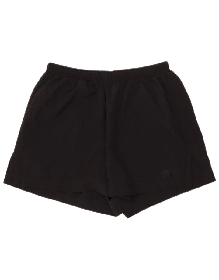 Adidas Short de sport pour femme UK 12 Medium Noir Polyester