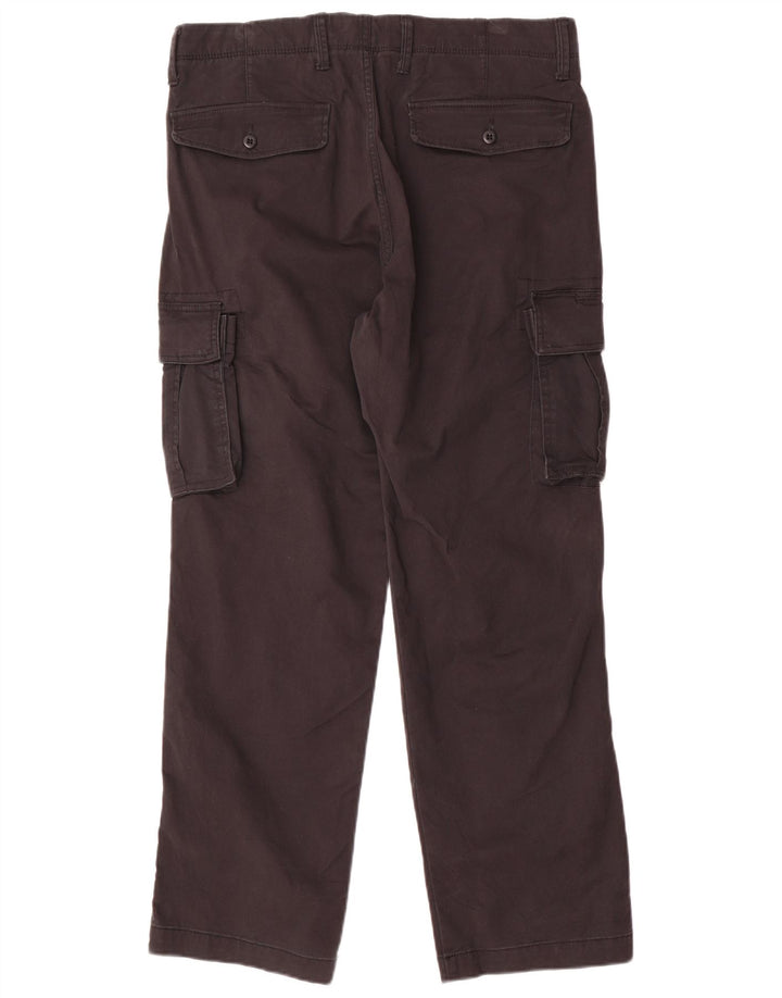 Gap Pantalon Cargo Droit Homme W32 L30 Noir Coton