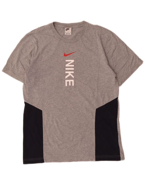 Nike T-shirt graphique à manches courtes pour homme Gris moyen Colourblock Sports