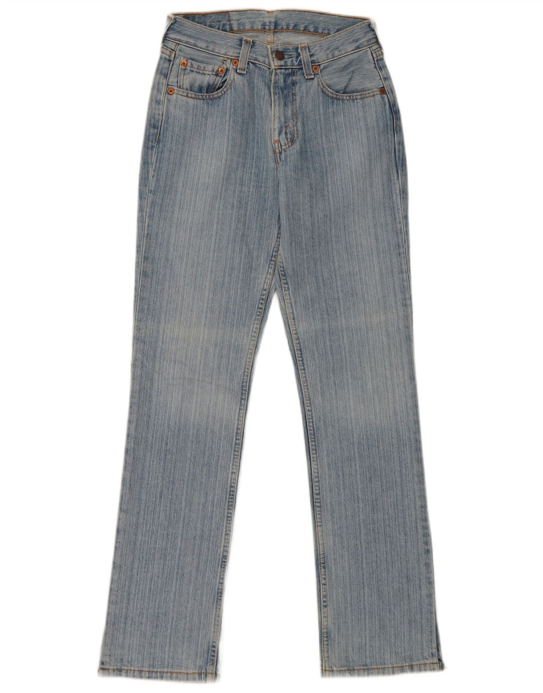 Levi's Jean Droit 595 Femme W27 L32 Bleu Coton
