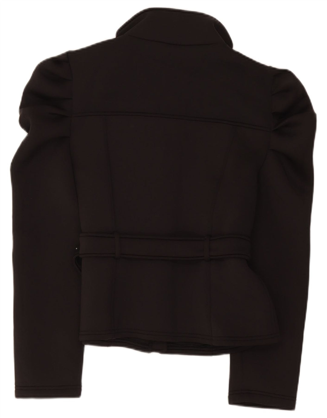 Zara Womens Bomber Jacket UK 14 Grand Noir Polyester
