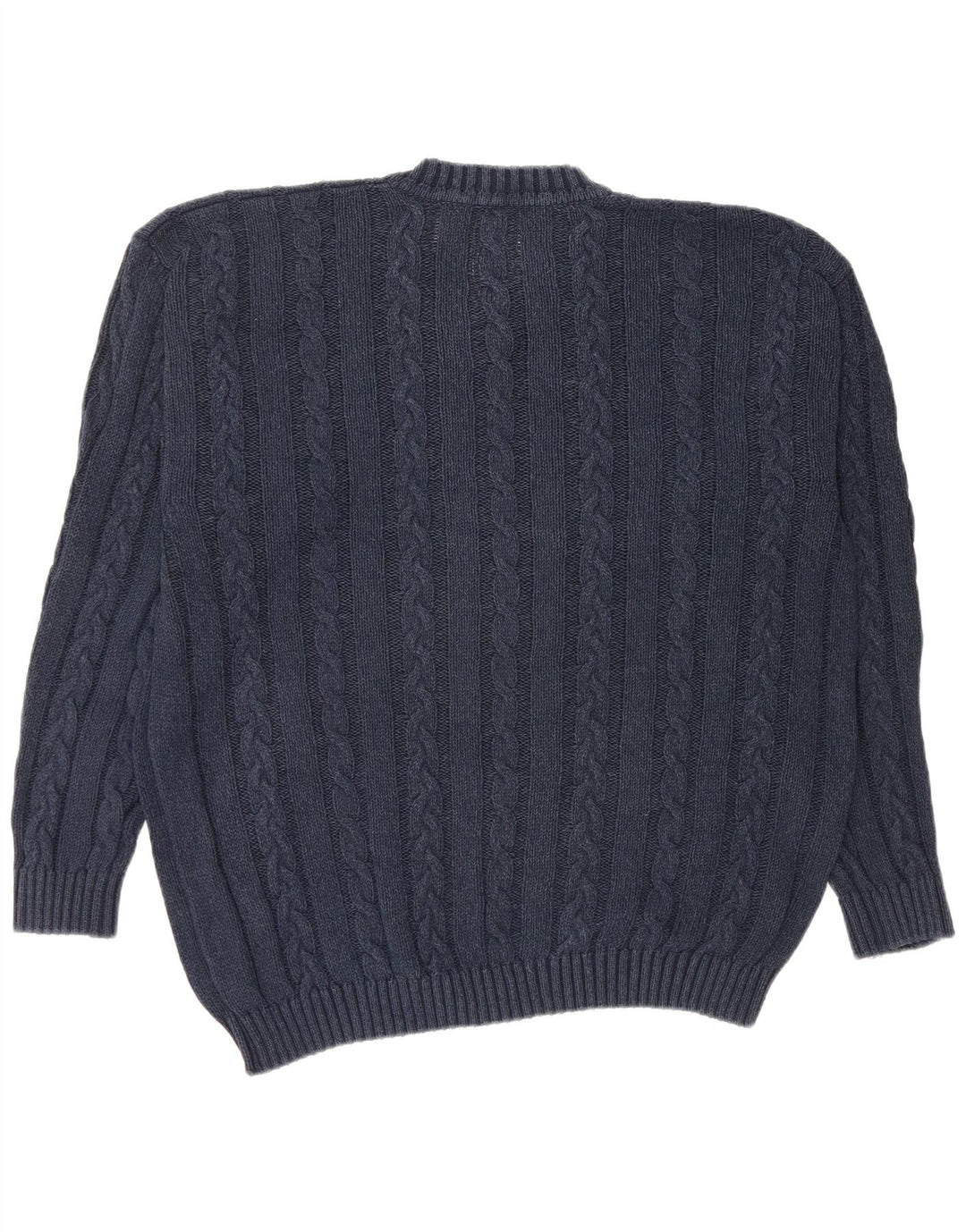 Jaeger Pull col V pour homme en coton bleu marine Taille L