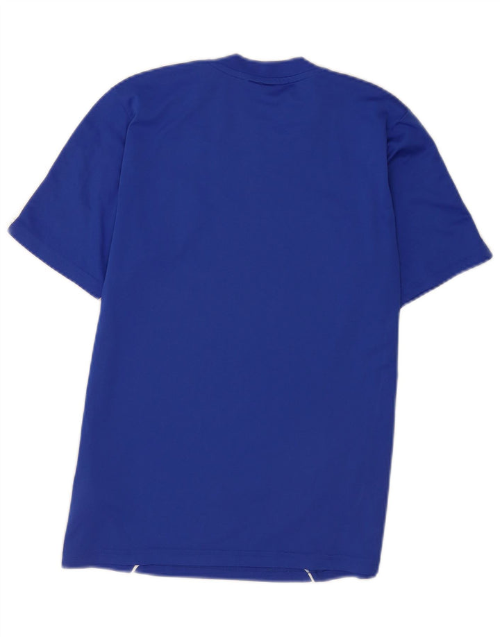 Adidas Hommes Climalite Graphic T-Shirt Top XS Bleu Polyester