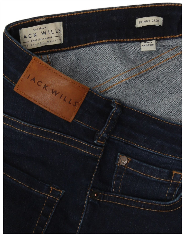 JACK WILLS Jean Crop Skinny Femme W27 L25 Bleu Marine