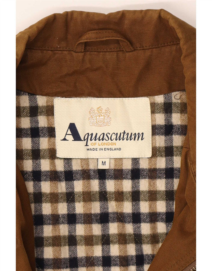 Aquascutum Veste utilitaire pour homme UK 38 Coton marron moyen