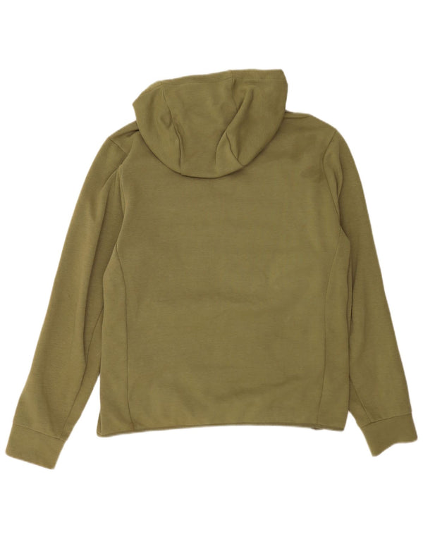 Adidas Pull à capuche zippé pour homme Grand vert Polyester Sports