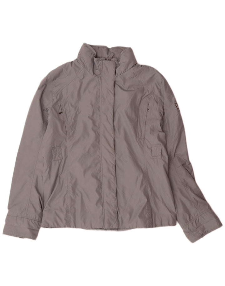 Champion Veste coupe-vent à capuche pour femme UK 18 XL Gris Polyester