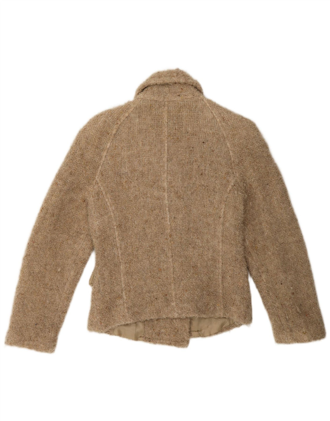 Roman's Caban Femme UK 10 Petite Laine Mouchetée Beige