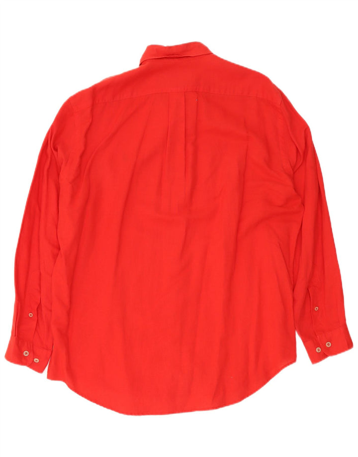 Marlboro Classics Chemise Homme Grand Lin Rouge