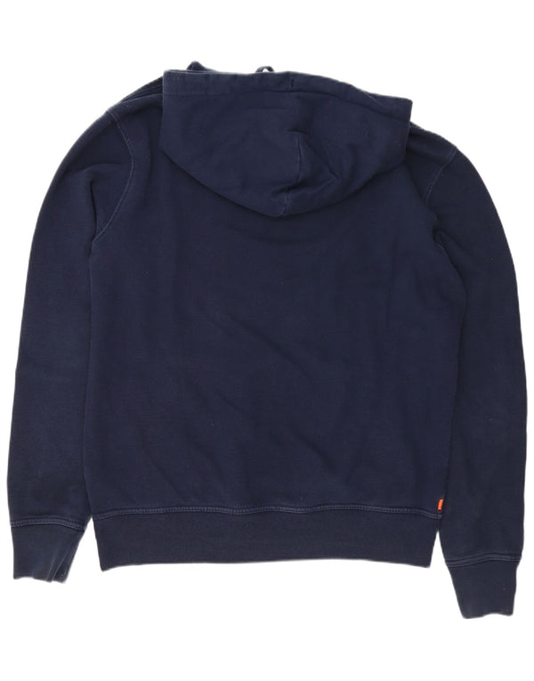 Superdry Pull à capuche XL en coton bleu marine pour homme