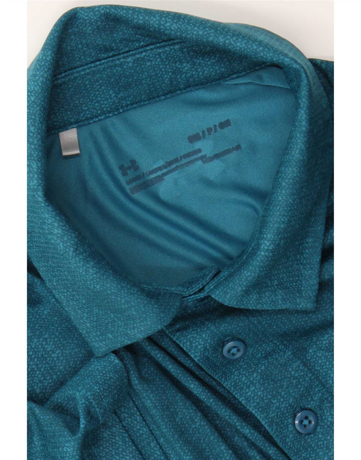Under Armour Polo Heat Gear Homme Bleu Moyen