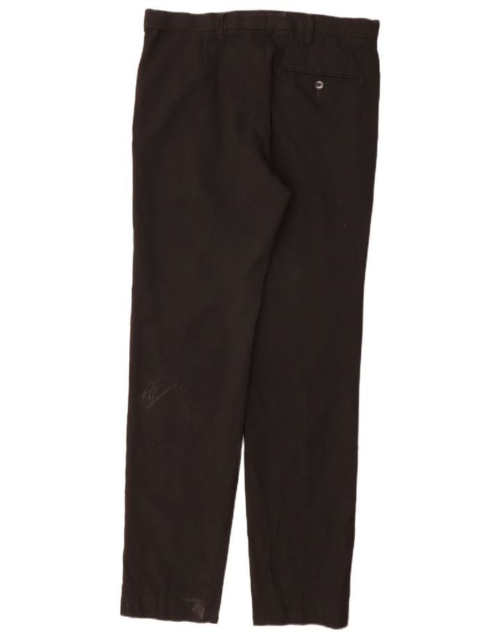 Marks & Spencer Pantalon de costume coupe slim pour femme W30 L33 Noir Polyester