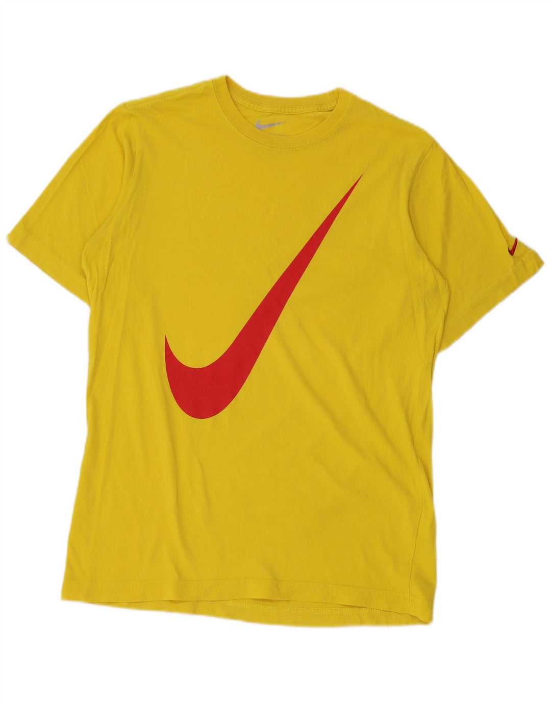 NIKE Haut T-Shirt Graphique Garçon 13-14 ans XL Jaune Coton