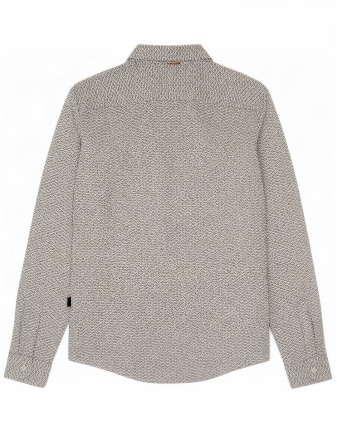 Hugo Boss Chemise Slim Fit à motif abstrait Coton blanc moyen