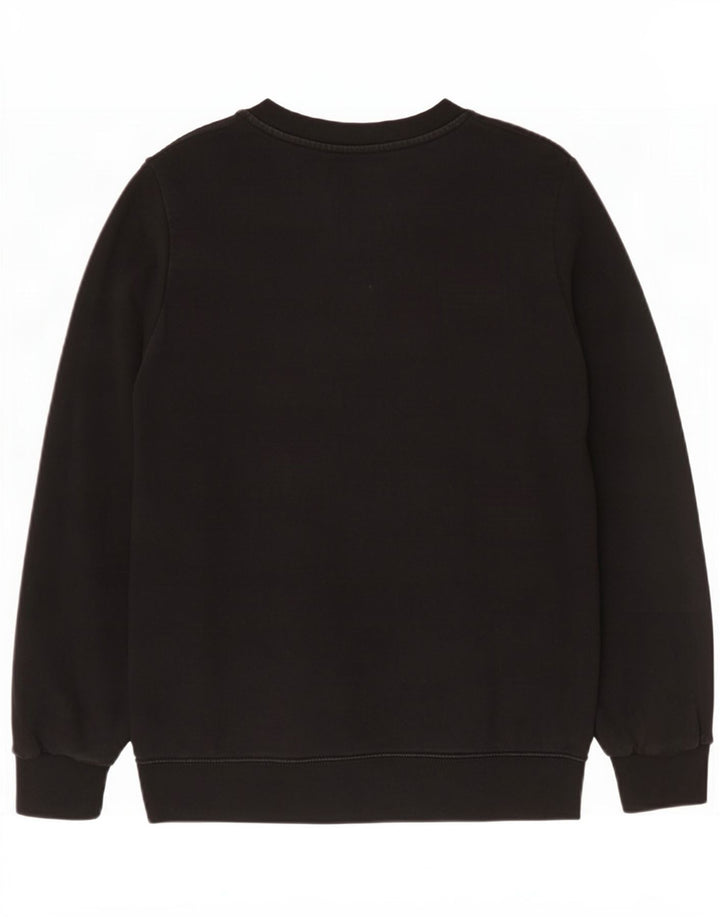 Pyrex Sweat-shirt graphique pour femme UK 6 XS Noir Coton