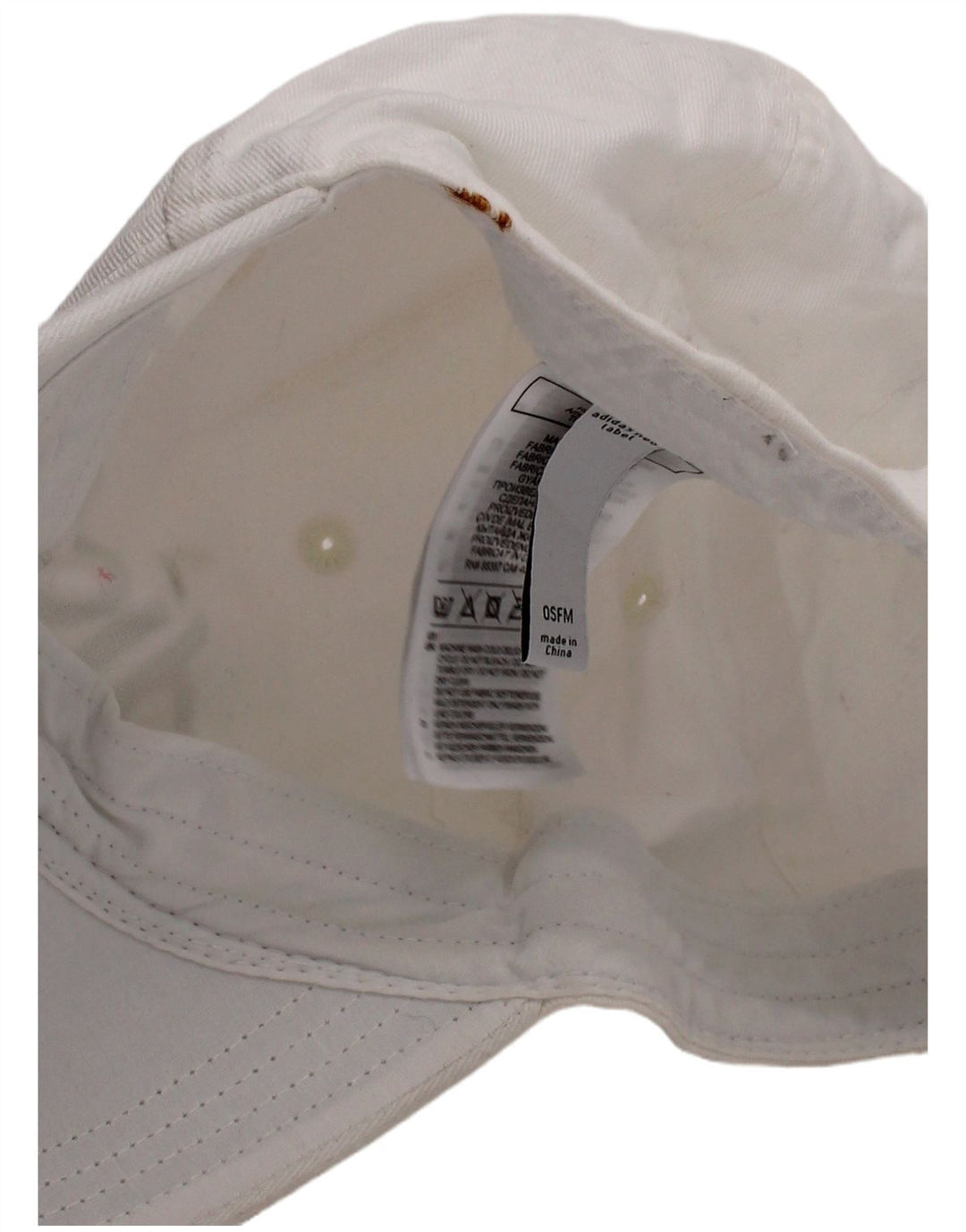 Adidas Casquette de baseball graphique pour homme Taille unique Blanc Coton