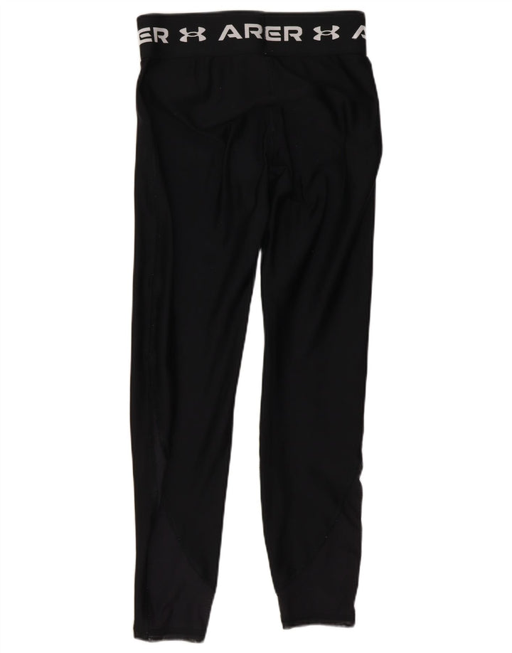 Under Armour Legging Capri Graphic Femme UK 4 XS Noir Polyester