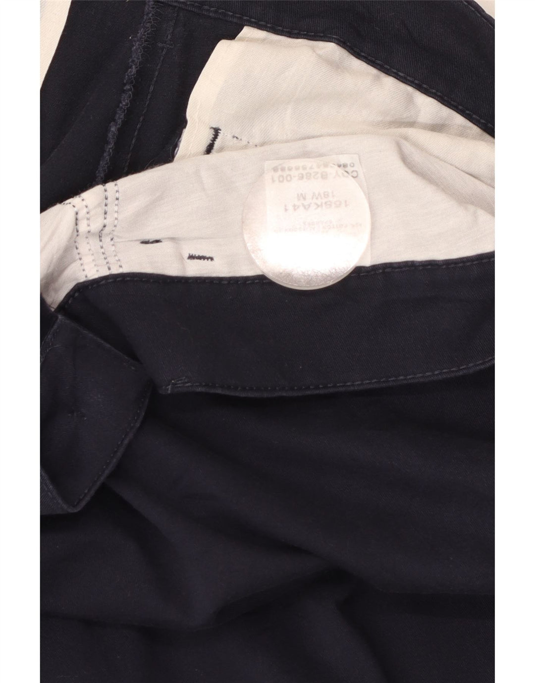 LEE Pantalon décontracté droit pour femme US 18 2XL W40 L31 Bleu marine Coton