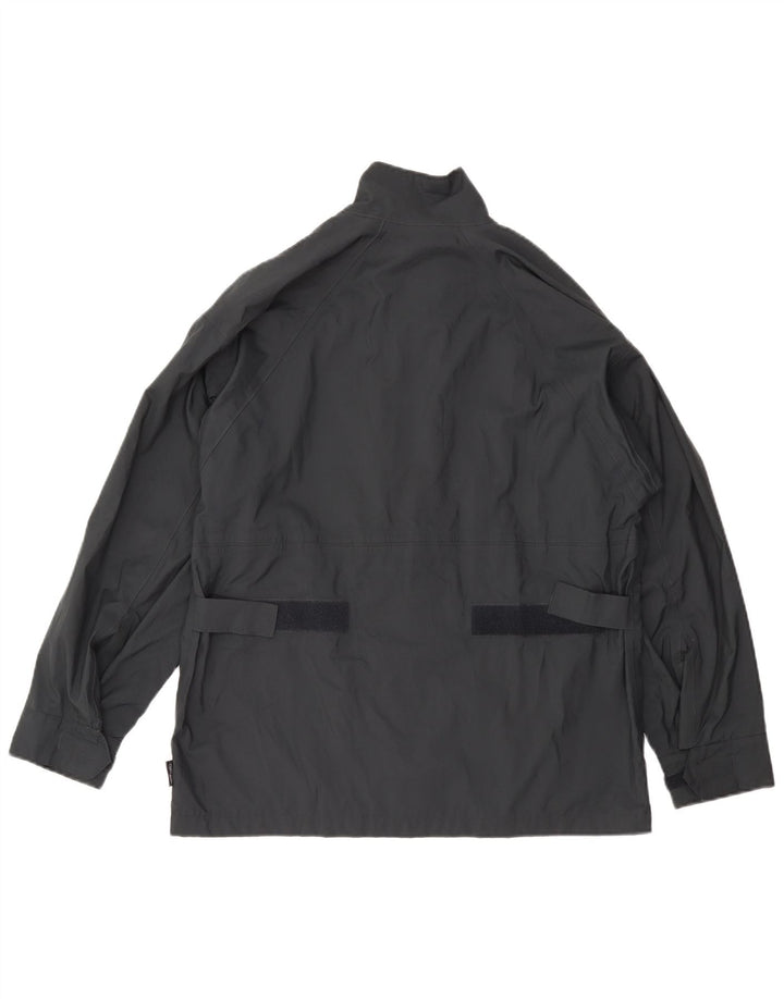 Adidas Veste de pluie surdimensionnée pour femme UK 12 Gris moyen Polyester