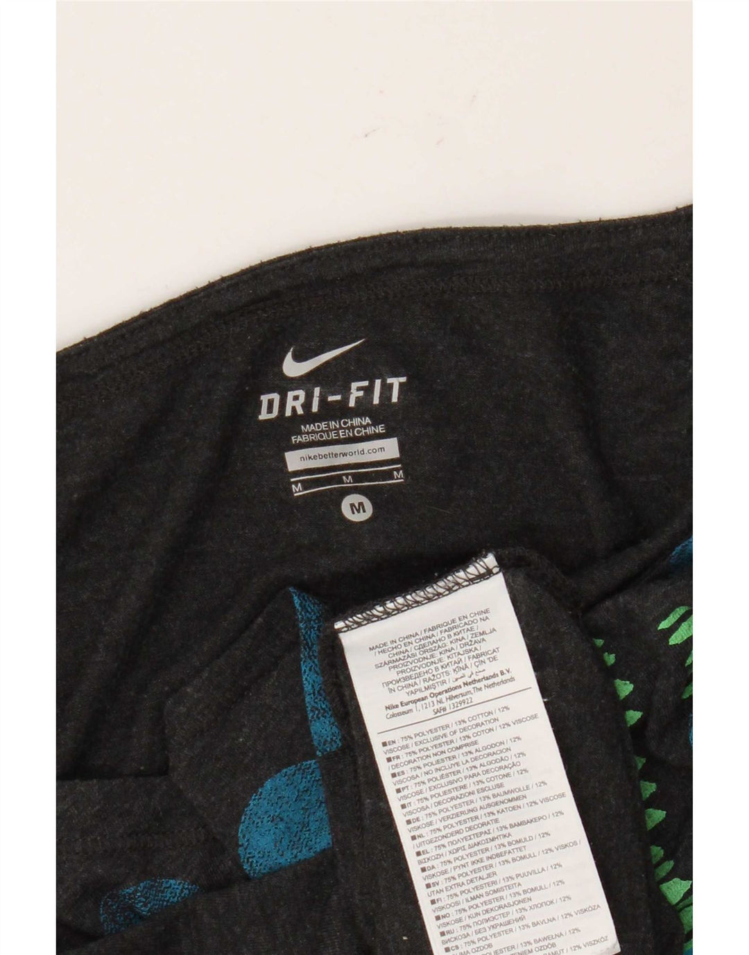 Nike Dri Fit Graphic Débardeur pour femme UK 14 Gris moyen à pois Polyester
