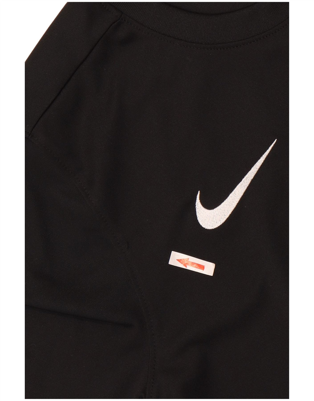 Nike Hommes Dri Fit Slim T-Shirt Haut Petit Noir Polyester
