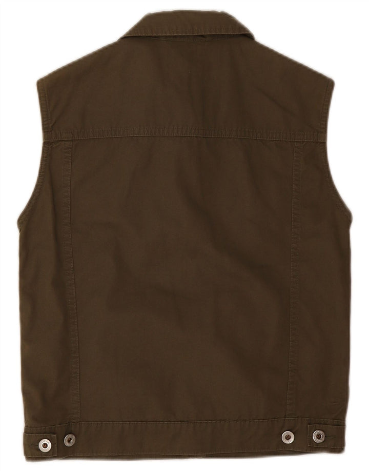 Mustang Gilet en jean pour femme UK 12 Coton kaki moyen