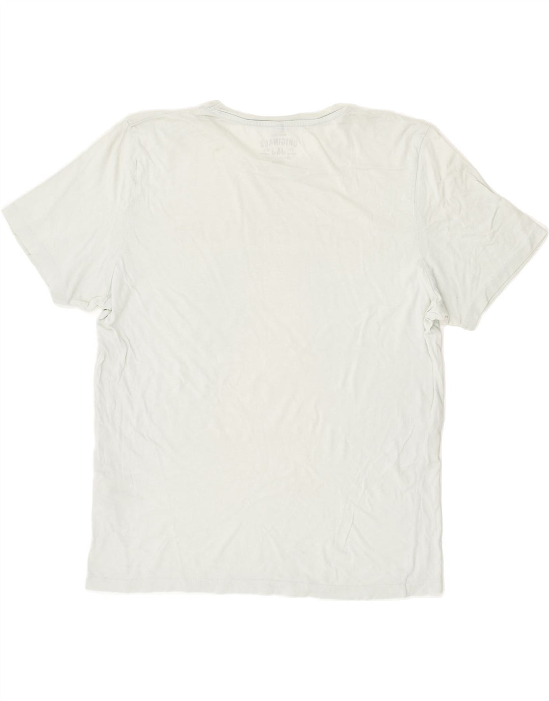 JACK & JONES Mens Slim Graphic T-Shirt Top XL Blue Cotton | Vintage Jack & Jones | Thrift | Second-Hand Jack & Jones | Used Clothing | Messina Hembry 