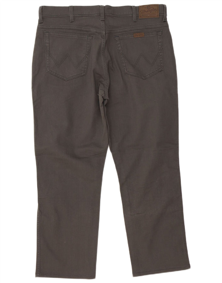 Wrangler Jean droit homme W38 L30 gris coton