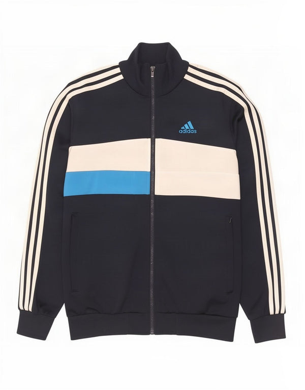 Adidas Veste de Survêtement Garçon 13-14 Ans Bleu Marine Colourblock