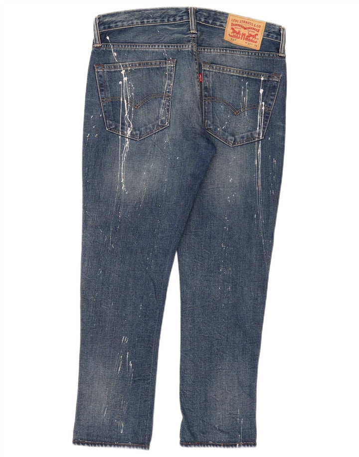 Levi's Jean Slim 527 Distressed Femme W32 L28 Bleu Coton
