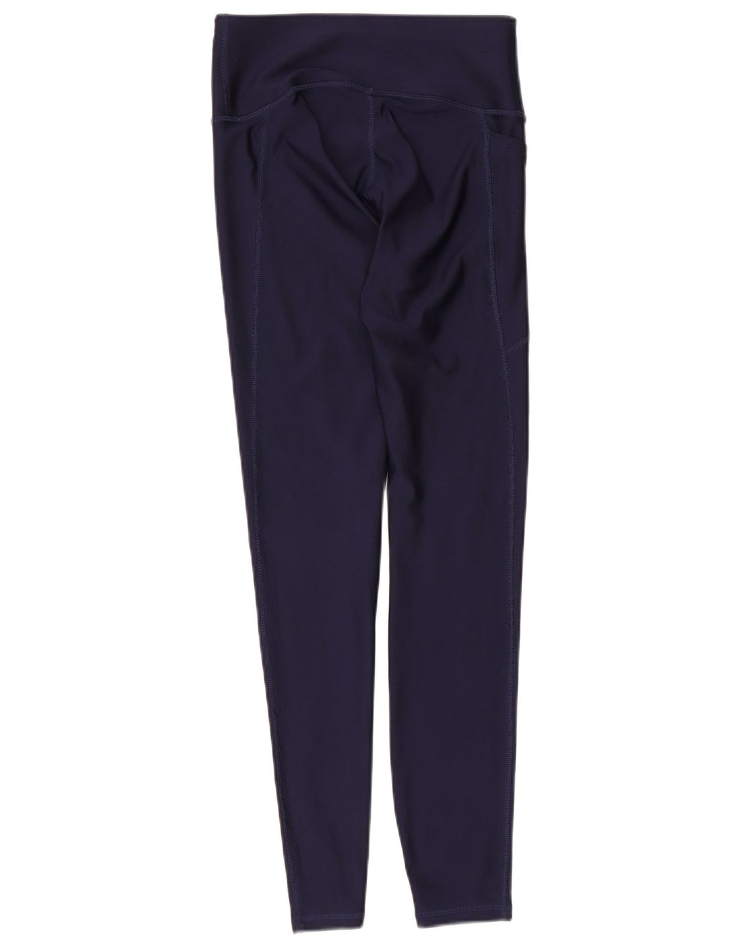 Under Armour Leggings Femme UK 8 Small Bleu Marine Polyester