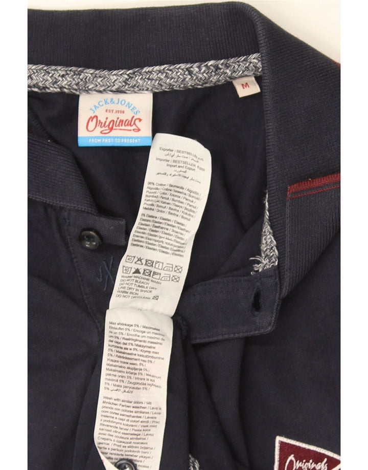 JACK & JONES Polo Homme Bleu Marine Moyen Coton
