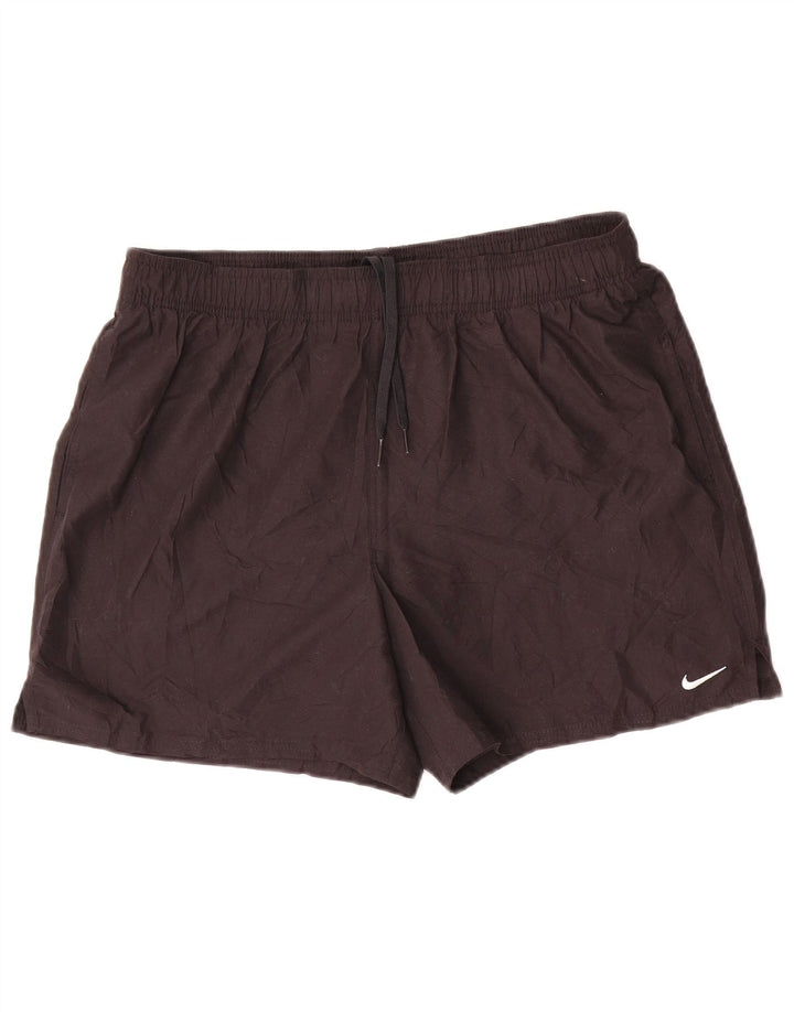 Short de sport Nike pour hommes, grand, noir, polyester