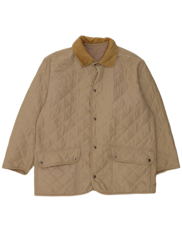 Belfe & Belfe Veste matelassée Homme IT 52 XL Beige Coton