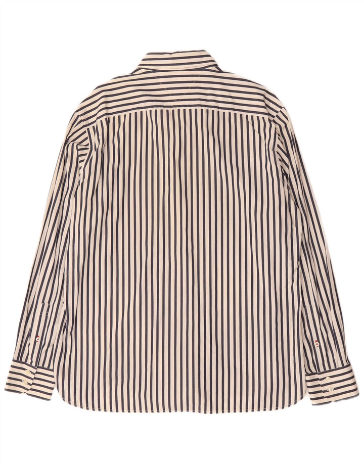 Tommy Hilfiger Chemise Homme XL Coton Rayé Blanc