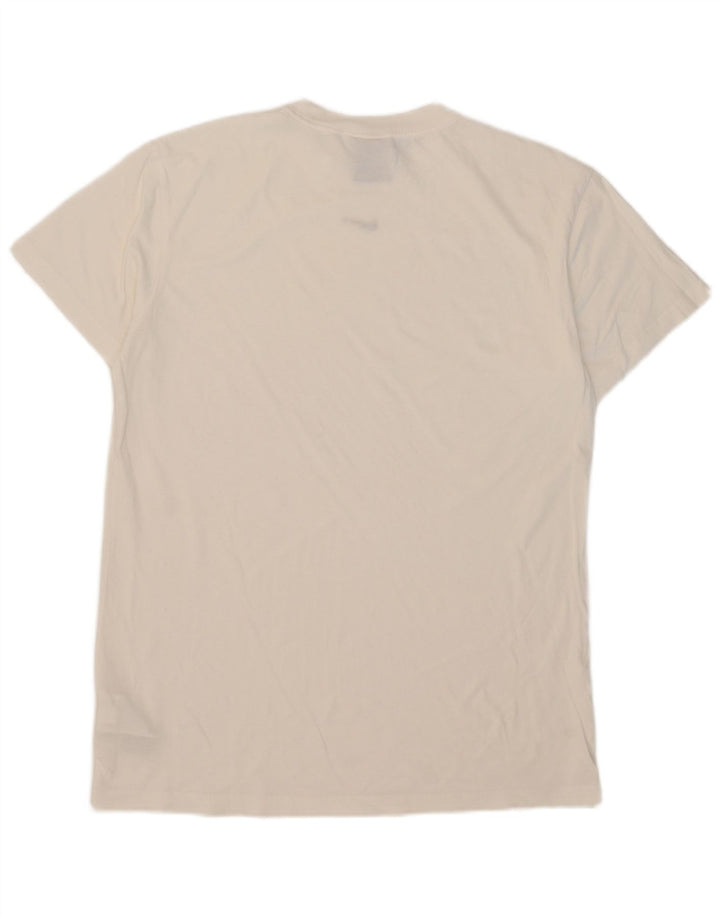 Nike T-Shirt Homme Blanc Moyen Coton