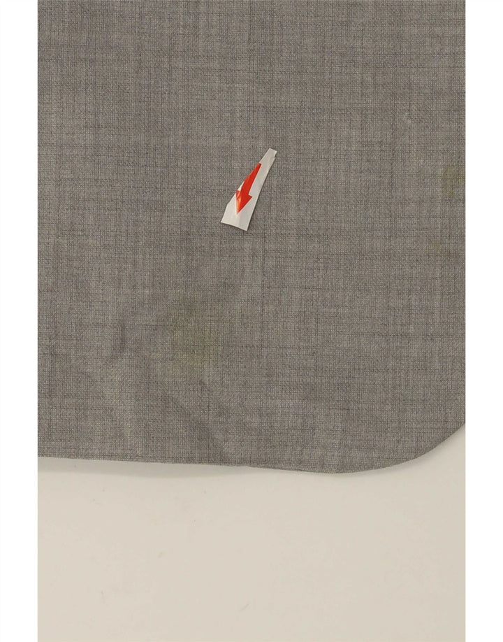 Zara Veste Blazer 2 Boutons Homme EU 50 Gris Moyen Polyester
