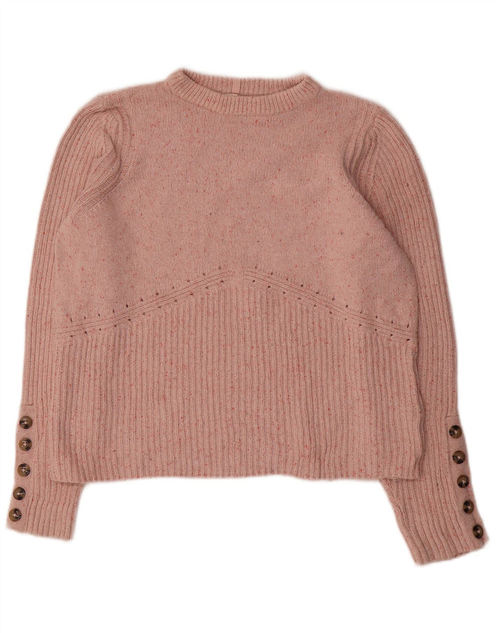 Marks & Spencer Pull Per Una à col bateau pour femme Rose moyen UK 14