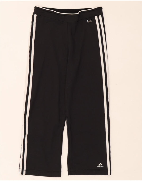 Adidas Pantalon de survêtement Climacool Capri pour femme UK 8 Small Noir Nylon