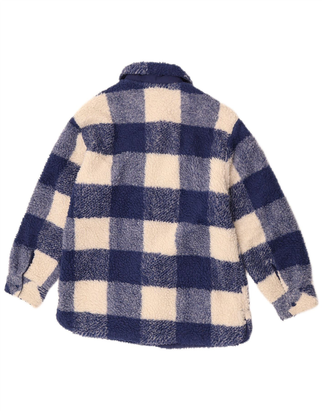 Veste Polaire Fille Zara 13-14 Ans Bleu Vichy Polyester
